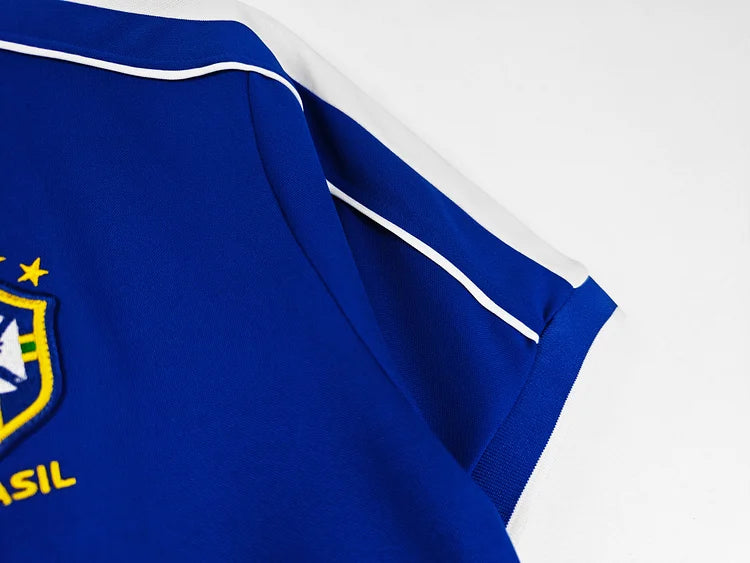 1998 Retro Brazil Away Football Jersey