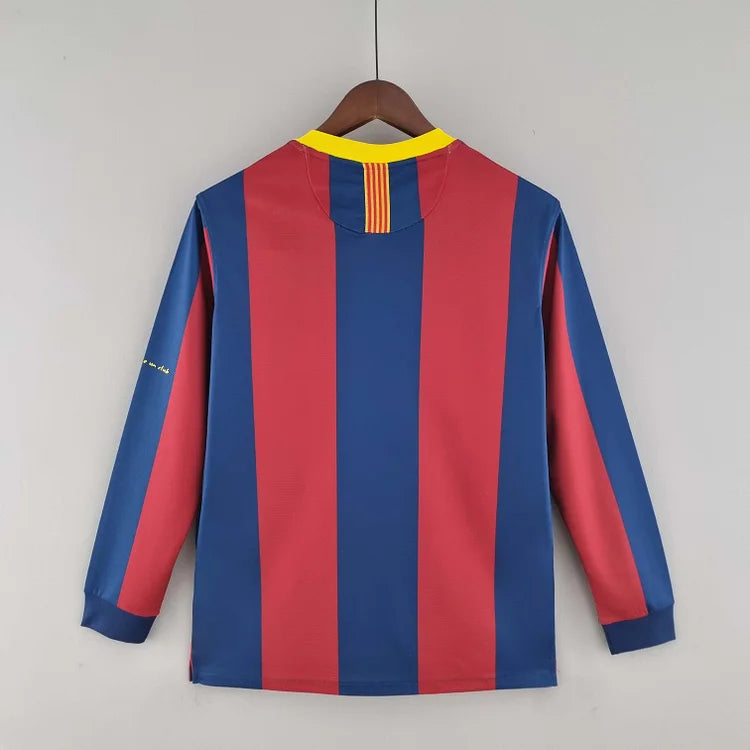 2010/11 Barcelona Home Long Sleeve Shirt -