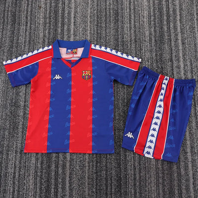 1992/93 Barcelona Home Shirt - Kids Kit