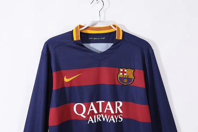 2015/16 Barcelona Home Retro Long Sleeve