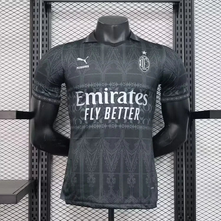 2023-2024.AC Milan fourth away joint player version jersey