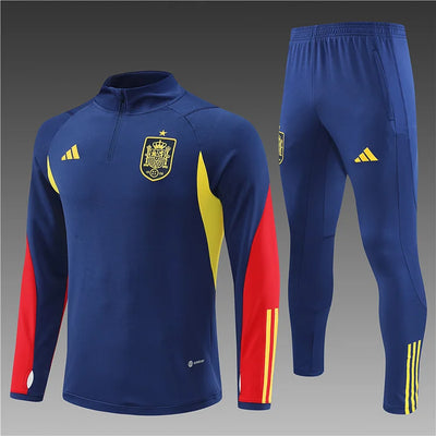 2022/23 Spain Long Sleeve Half Zip Training Kit