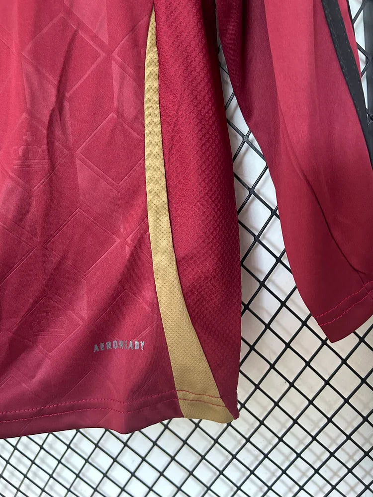 2024/25 Belgium home long sleeve jersey.