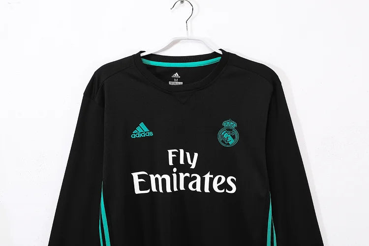 2017/18 Real Madrid Away Retro Long Sleeve Jersey