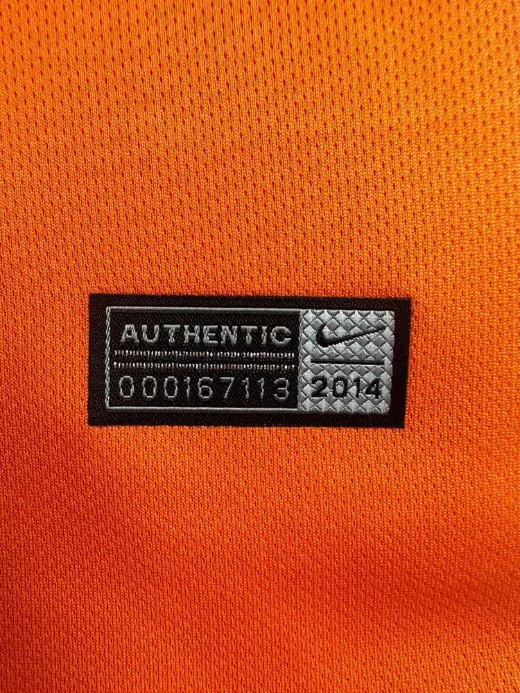 2014 Netherlands Home Retro Jersey