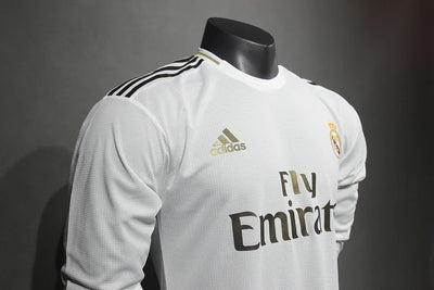 2019/20 Real Madrid Home Long Sleeve Shirt - Players