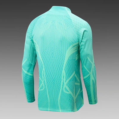 2022/23 Brazil Half-Pull Training Suit Blue