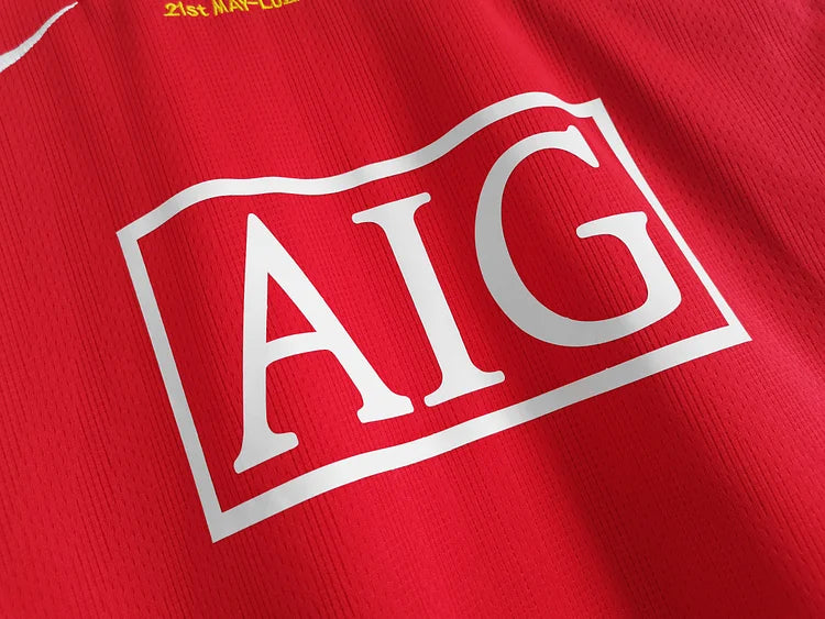 2007/08 Manchester United Home Retro Shirt - Champions League Edition
