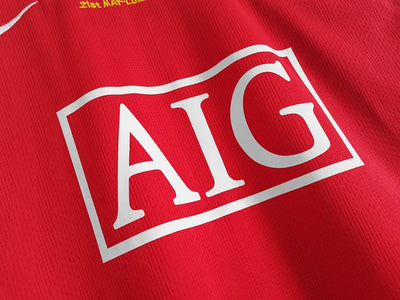 2007/08 Manchester United Home Retro Shirt - Champions League Edition