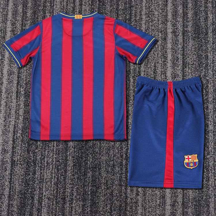 2009/10 Barcelona Home Retro - Kids Kit