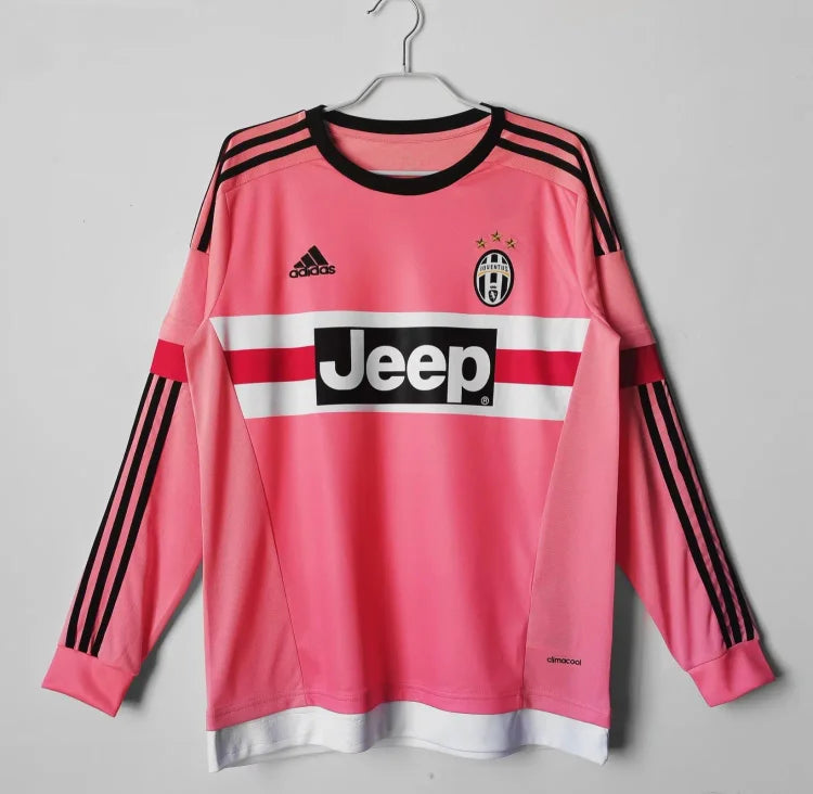 2015/16 Juventus Away Long Sleeve Retro Jersey