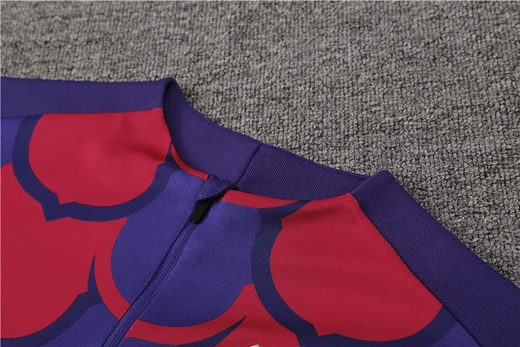 2024/25 Barcelona red and blue long sleeve training kit