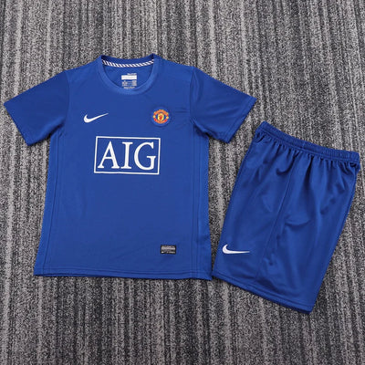 2008/09 Manchester United Second Away Shirt - Kids Kit