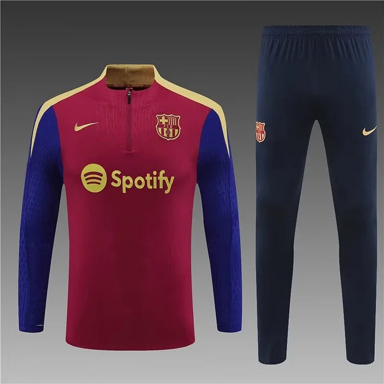 2024/25 Barcelona Half-Zip Training Kit