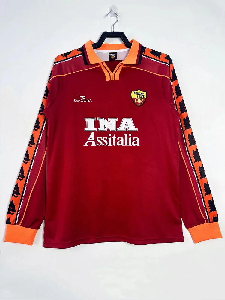 1998/99 Roma Home Long Sleeve Shirt