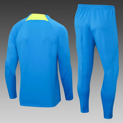 2023/2024 América Half-Pull Training Suit Blue Football Shirt