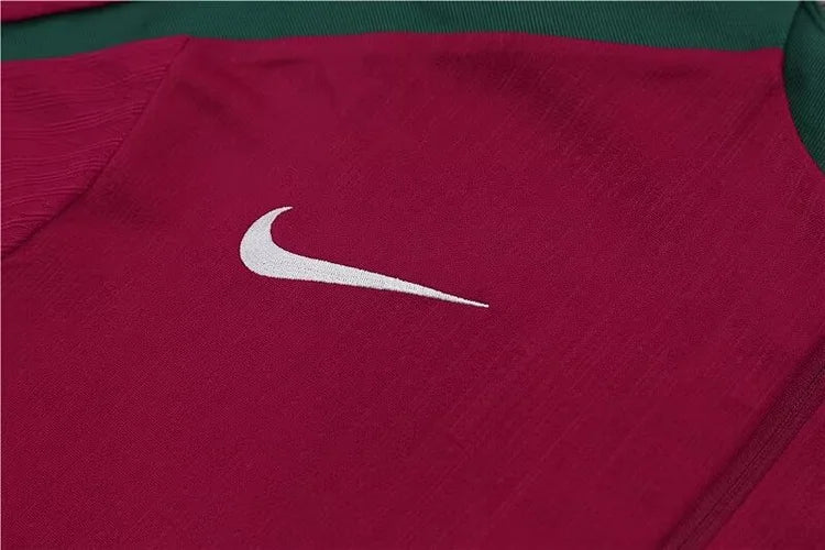 2024/25 Paris half-pull training uniform red 1:1 Thai quality suit