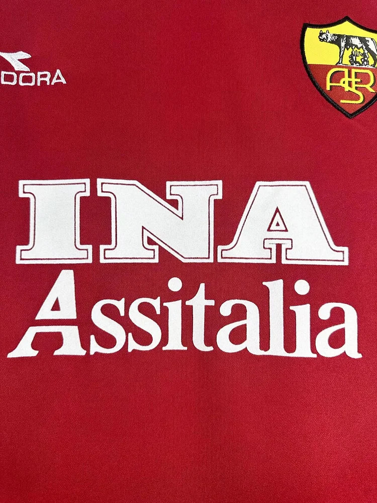 1998/99 Roma Home Long Sleeve Shirt