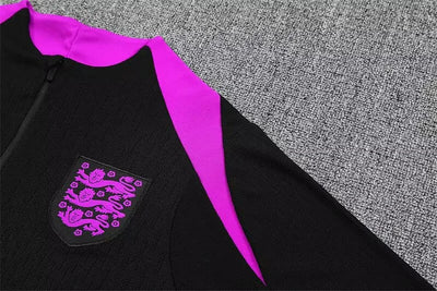 2025/2026 England Black Long Sleeve Training Shirt -