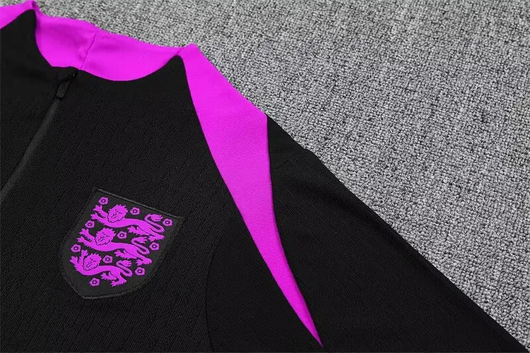 25/26 England Black Long Sleeve Training Shirt -