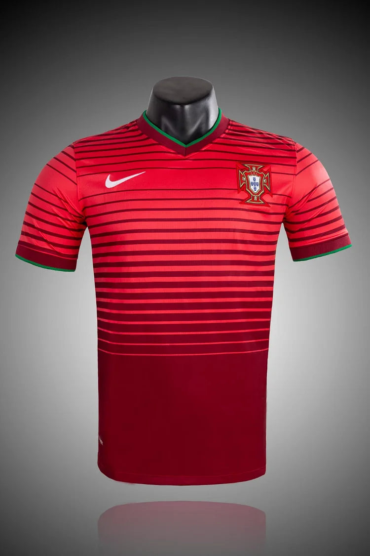 2014 Portugal Centenary Retro Home Jersey