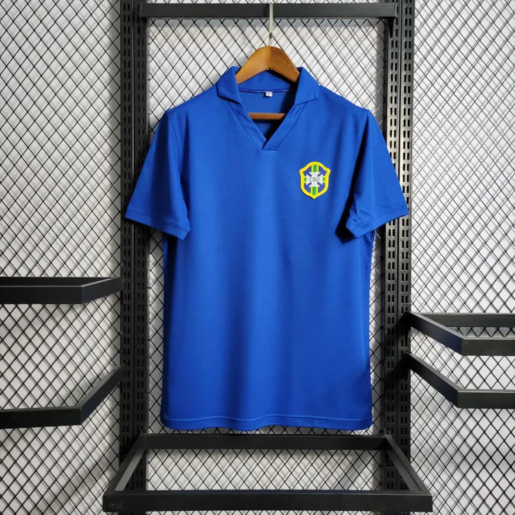 1957/1962 Brazil away blue retro jersey