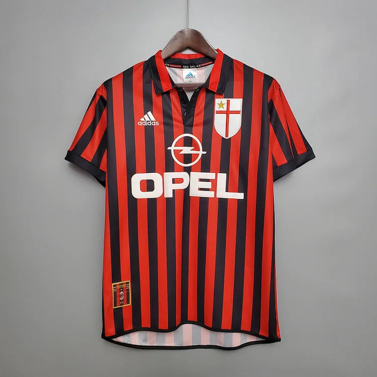 1999/00 AC Milan Home Retro Shirt