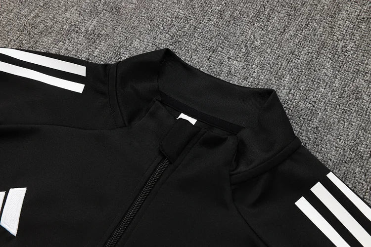 2025/26 Miami Black Long Zip Long Sleeve Tracksuit