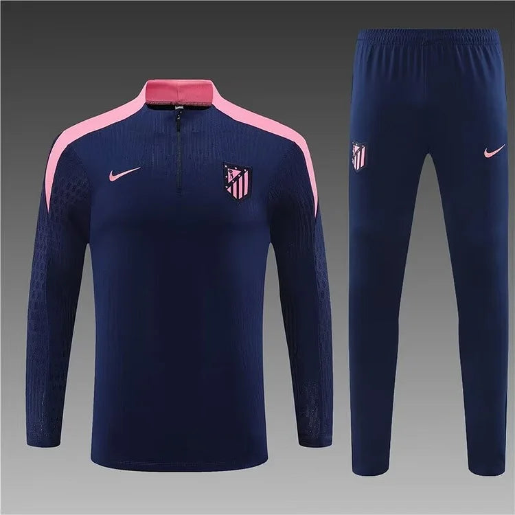 2024/25 Atletico Madrid Half-La Training Jersey Royal Blue