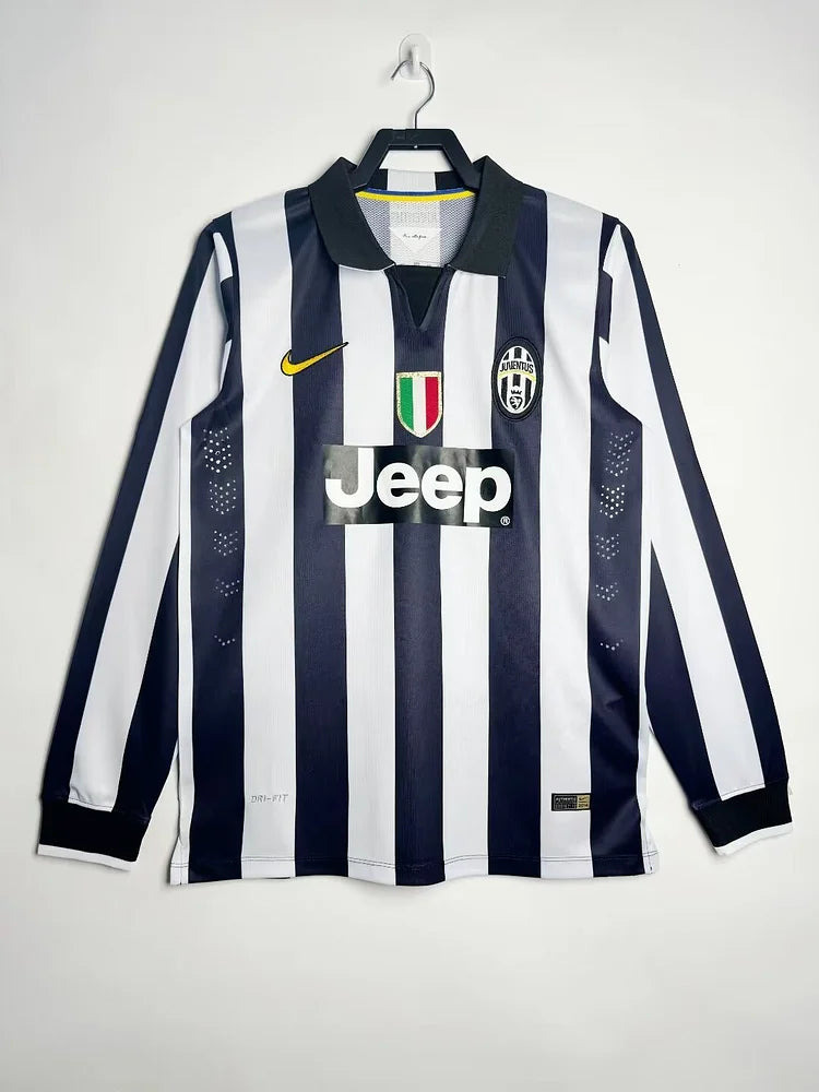 2014/15 Juventus Home Long Sleeve Retro Jersey