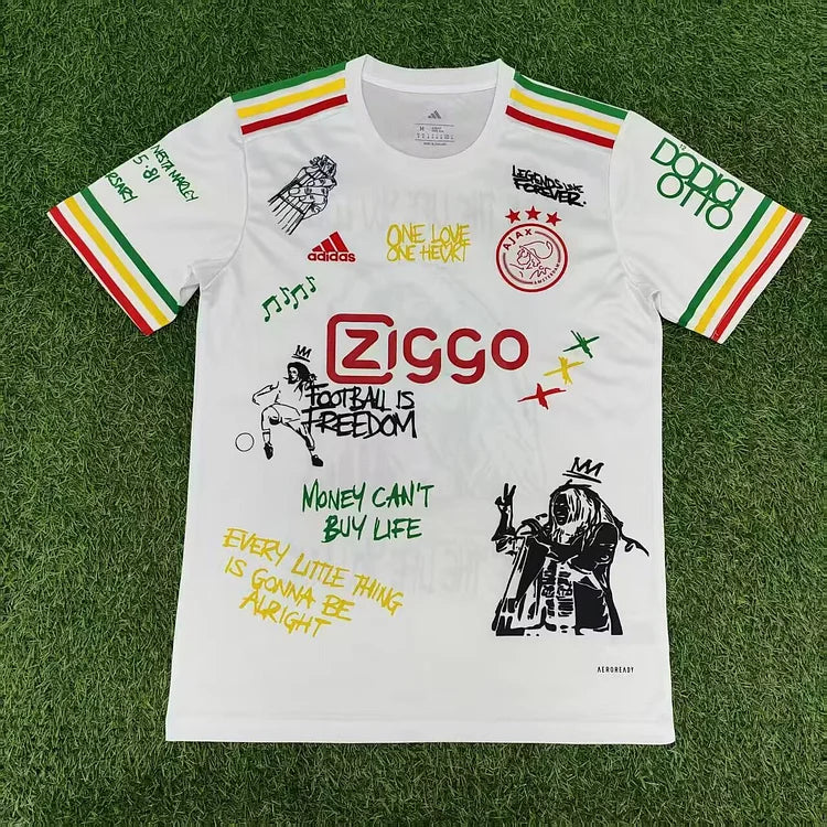 2025/26 Ajax White Graffiti Edition Jersey