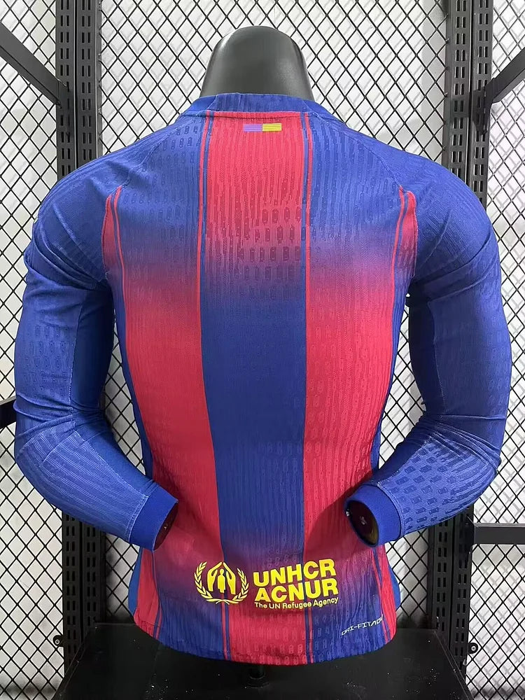 25/26 Barcelona home long sleeve player version