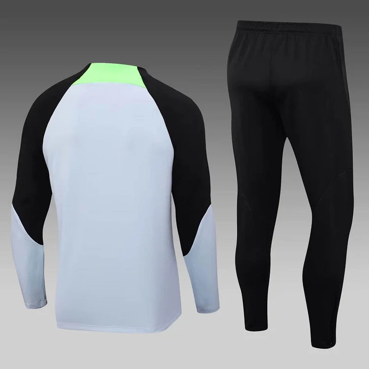2023/24 Liverpool Half-zip training suit grey jersey
