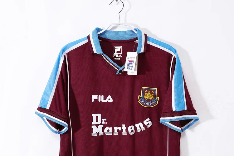 1999/01 West Ham United home retro jersey.