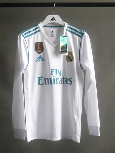 2017/18 Real Madrid Home Long Sleeve - Player Edition
