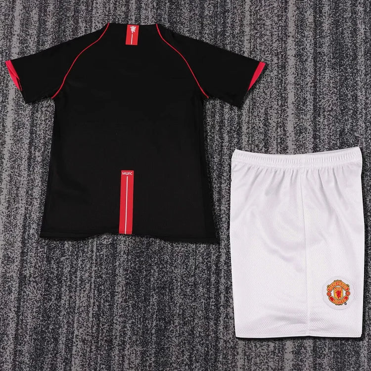 2007/08 Manchester United Away Retro - Kids Kit