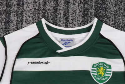2002/03 Sporting Lisbon Home Retro - Kids Kit