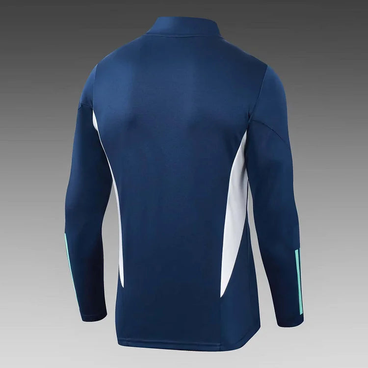 2023/2024 Ajax Half-Pull Training Suit Royal blue Football Shirt