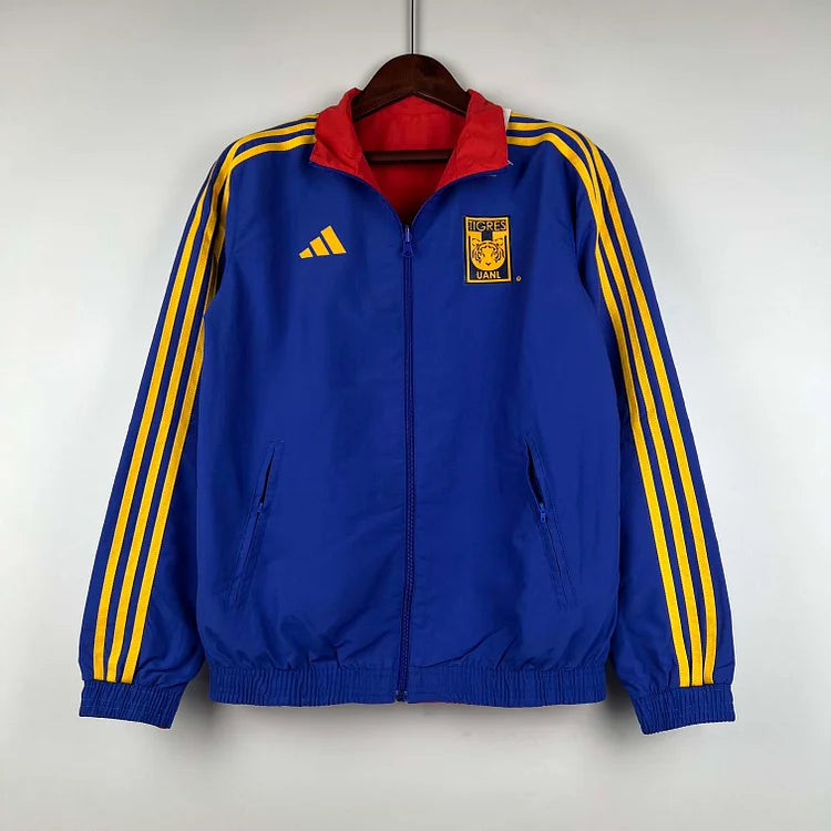 2023/2024 Tigres Reversible Windbreaker(Blue-red)Soccer Jersey