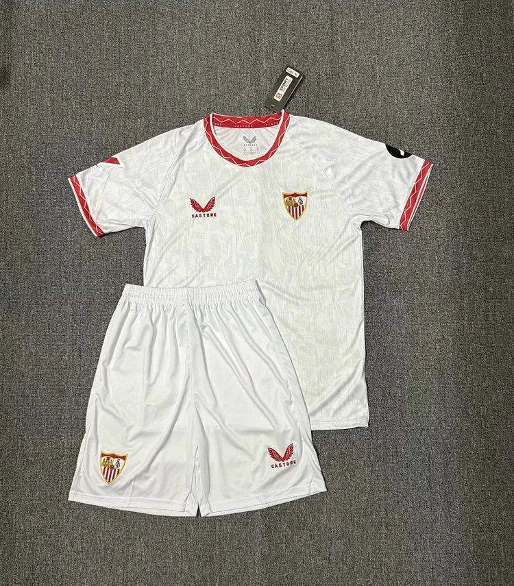 2024/25 Sevilla Home - Kids Jersey