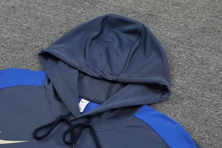 2024/25 Inter Milan Hooded Training Kit.