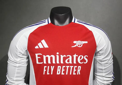 2024/25 Arsenal Home Long Sleeve Shirt - Player Version