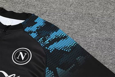 2024/25 Napoli black long sleeve training kit.