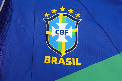 2024/25 Brazil National Team Blue Windbreaker