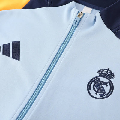 2024/25 Real Madrid Long Zip Tracksuit