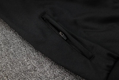 2024/25 Barcelona black long hooded jacket