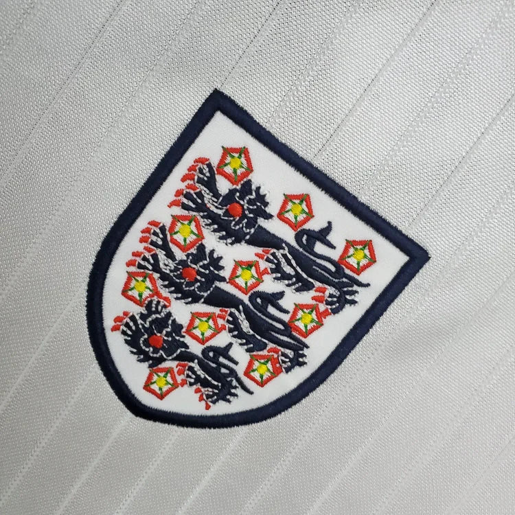 1984/86 England home white retro jersey