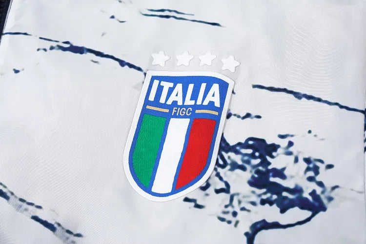 2023/24 Italian black and white hooded windbreaker 1:1 Thai quality
