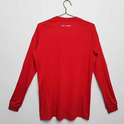 2011/12 Real Madrid Red Retro Long Sleeve Jersey