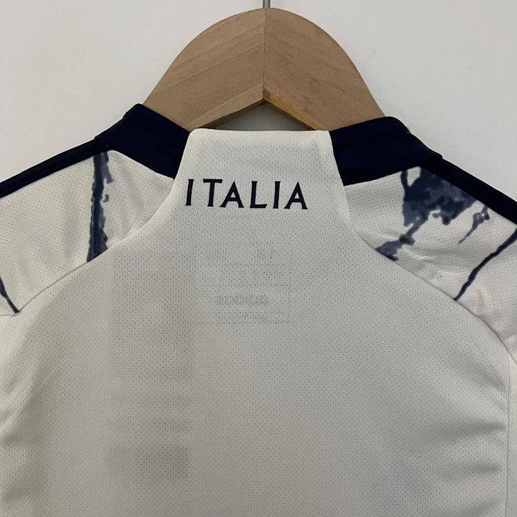 2023 Italy Away Soccer Shirt Kids Size